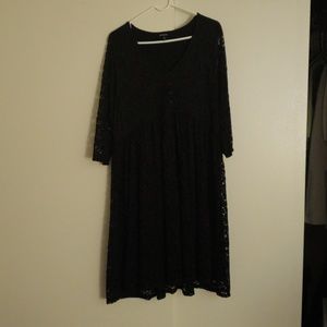 NWOT Torrid Black Lace Babydoll Dress